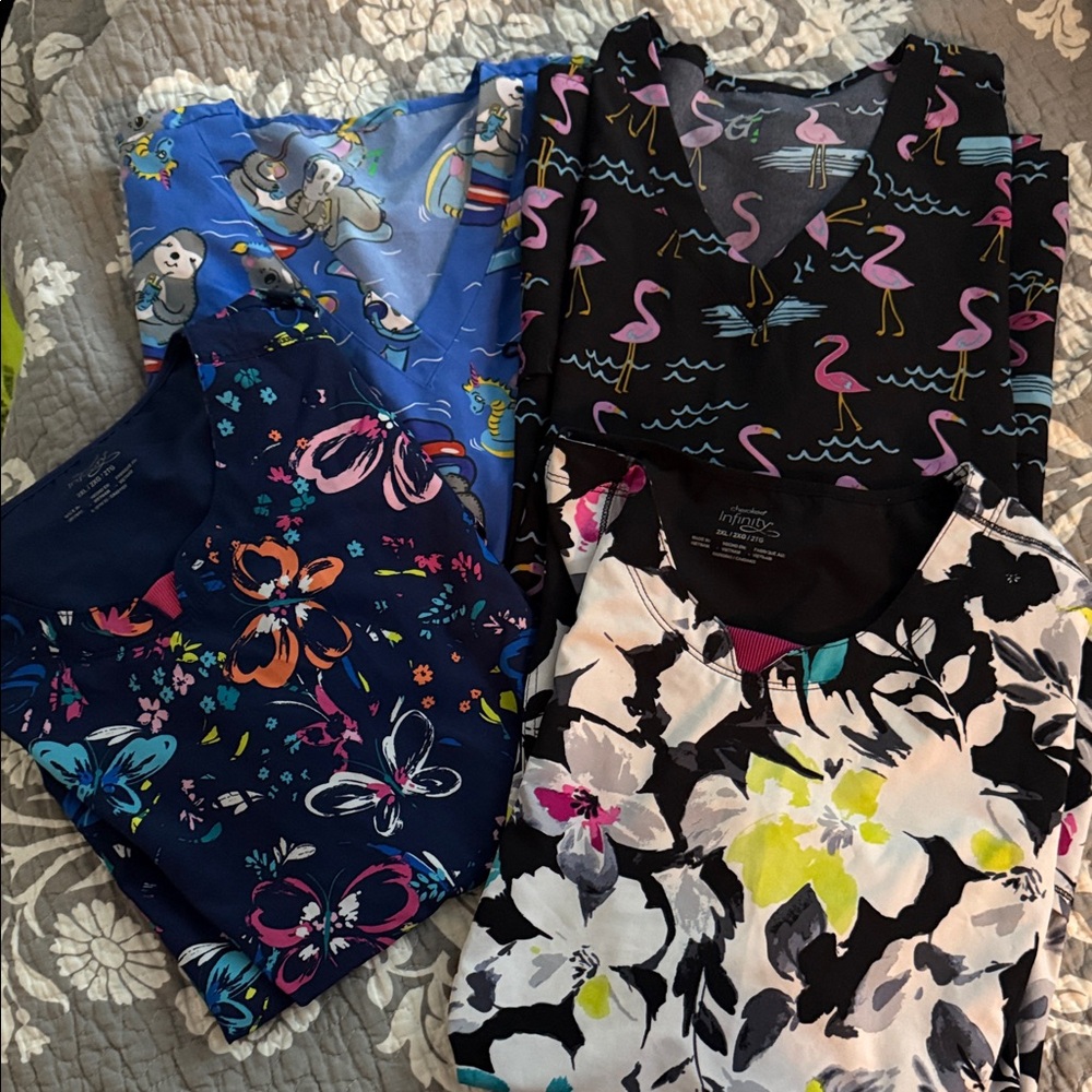 Scrub tops